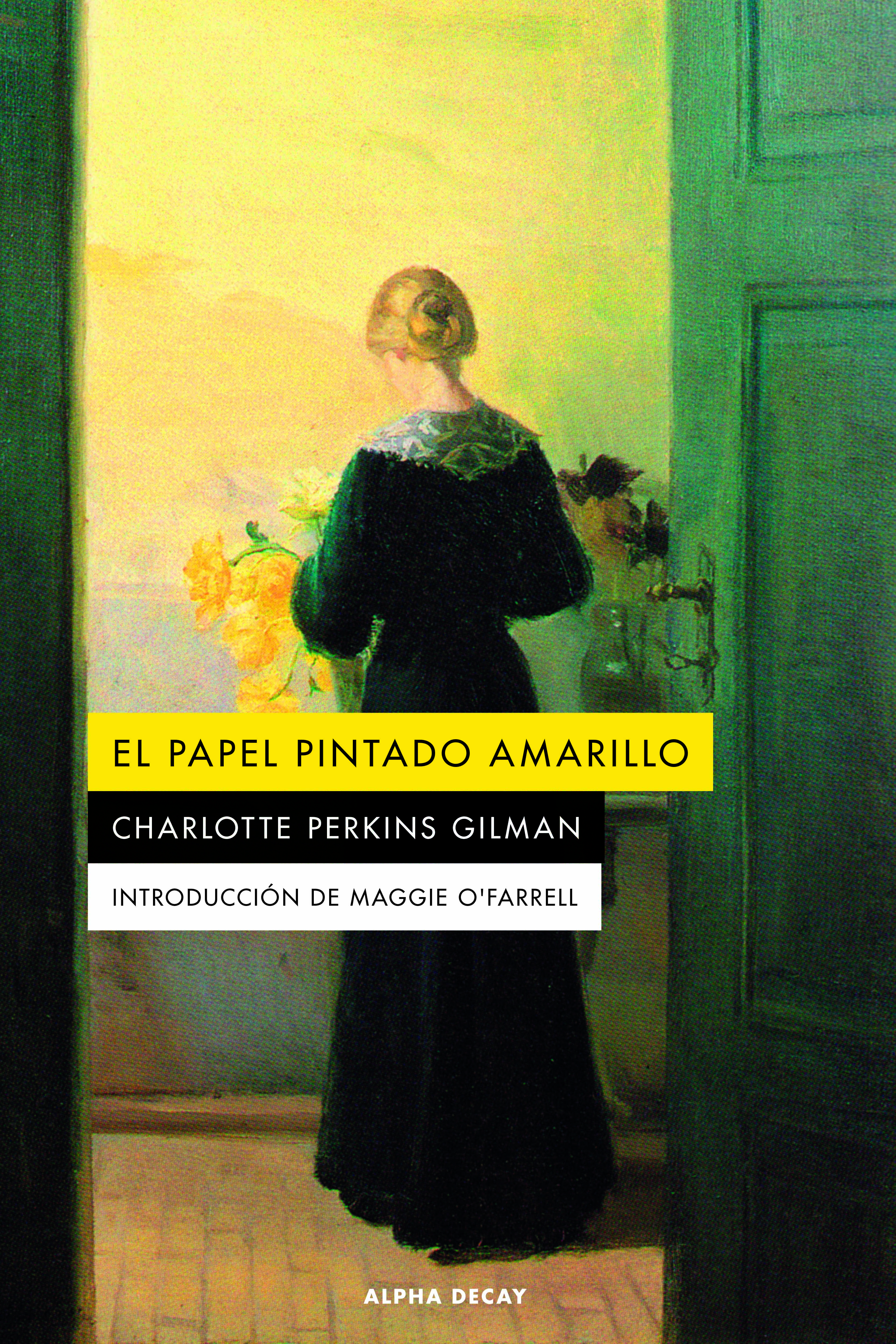 El papel pintado amarillo