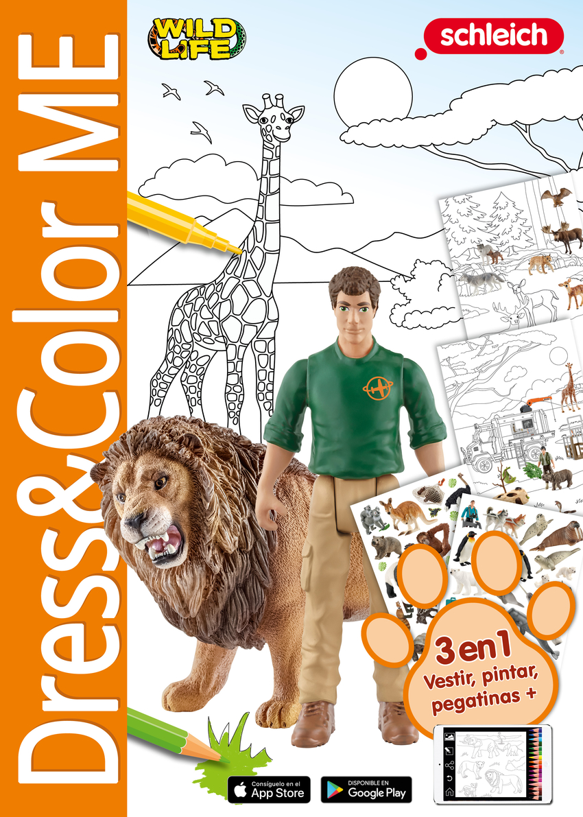 Schleich wild life (Dress &color ME A4)