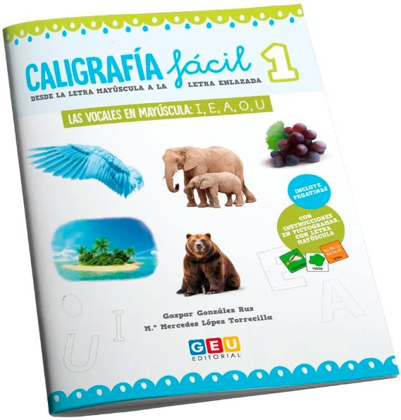 1.CALIGRAFIA FACIL:DESDE LETRA MAYUSCULA A LETRA ENLAZADA