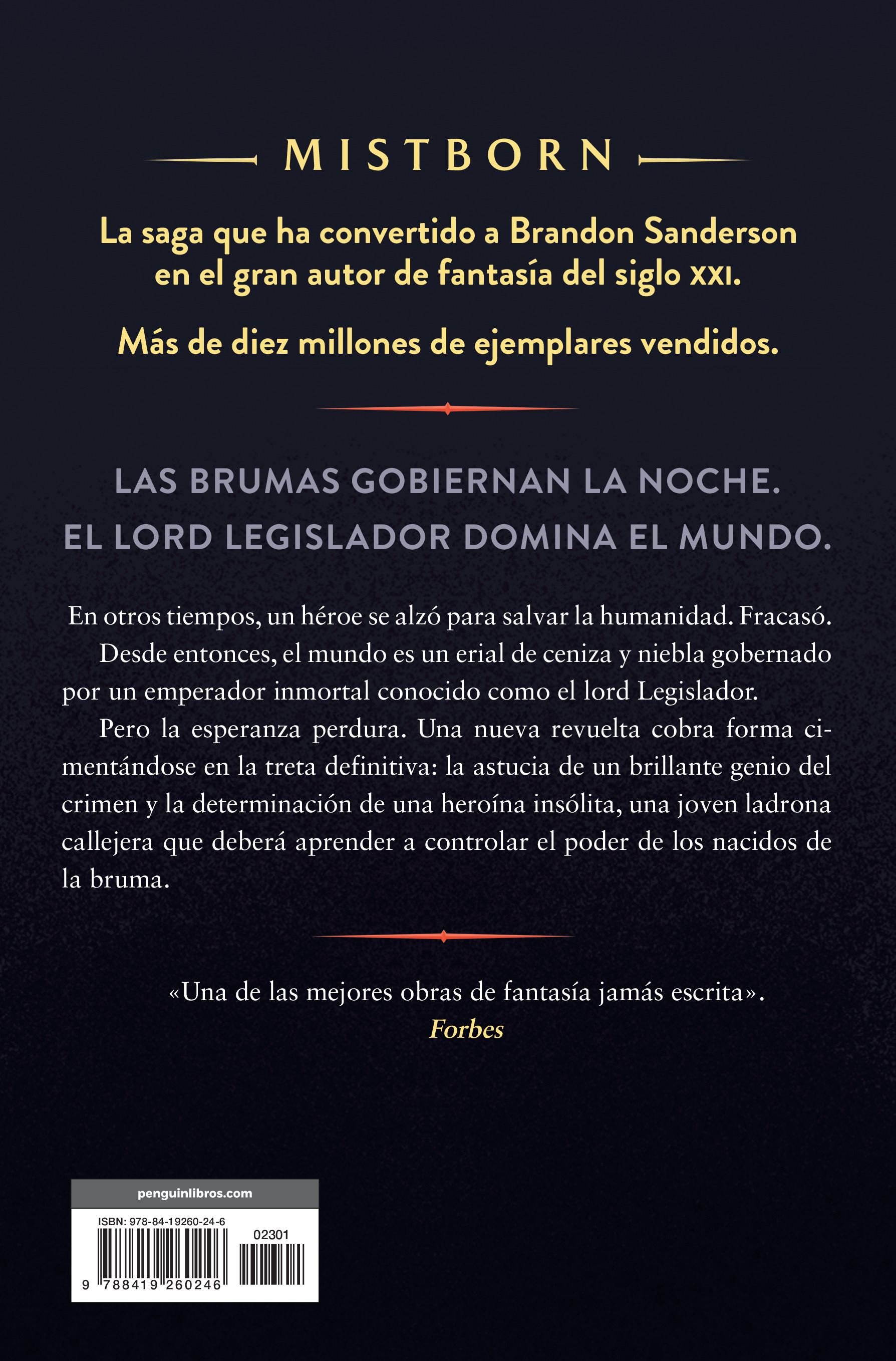 Nacidos de la bruma (Nacidos de la Bruma [Mistborn] 1)