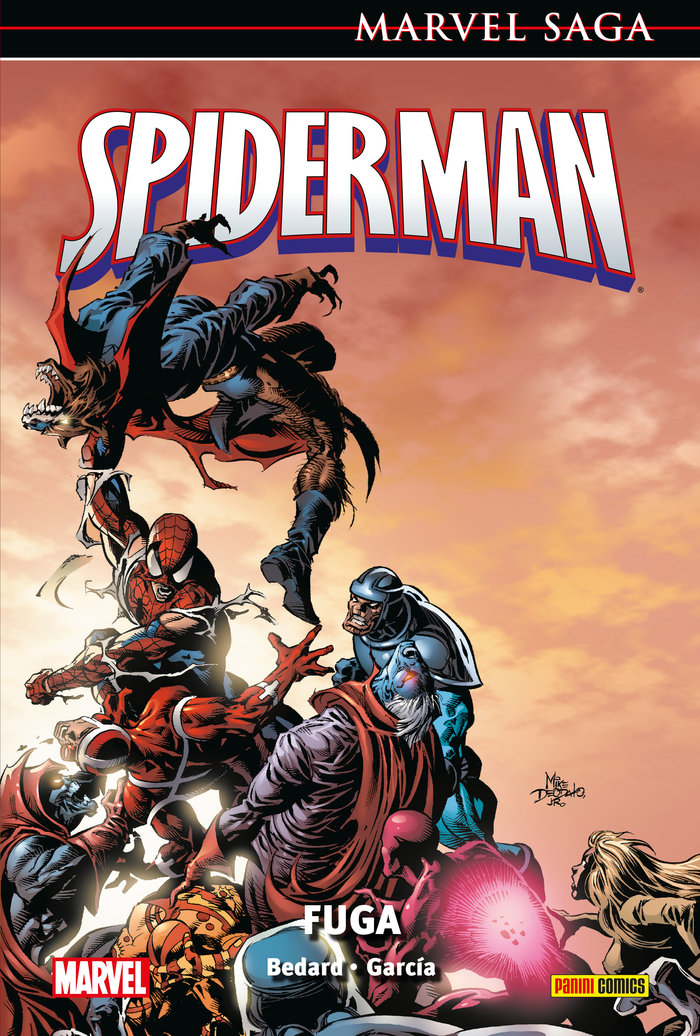 Marvel saga spiderman. fuga