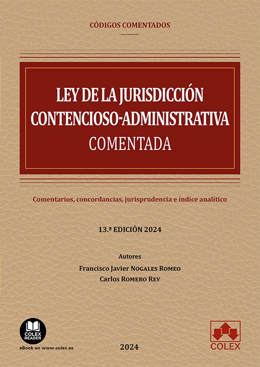Ley de la jurisdicción contencioso-administrativa 2024