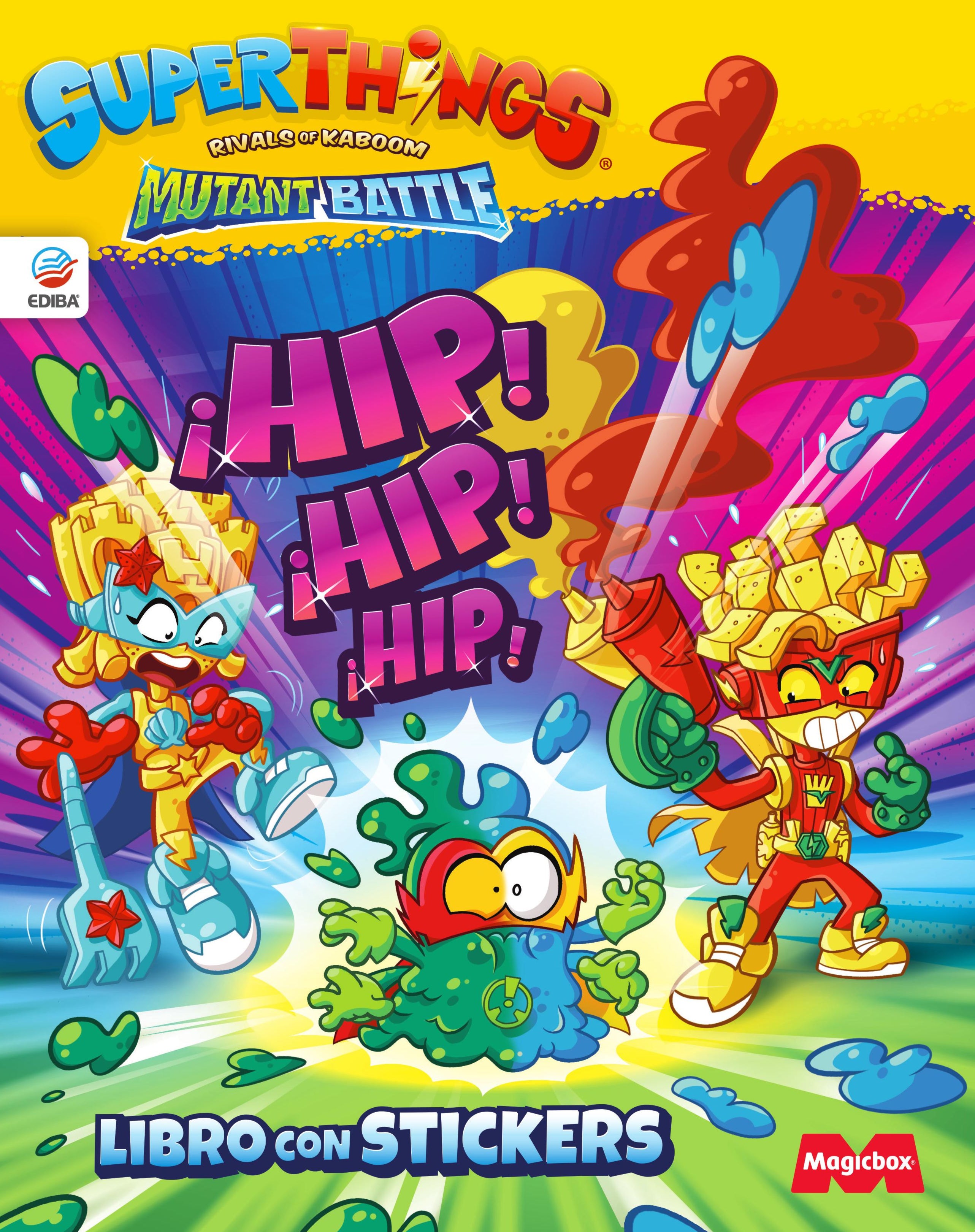 Superthings mutant battle stickers