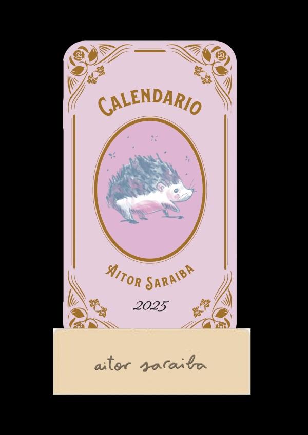 (2025).CALENDARIO MESA DE TARJETAS AITOR SARAIBA