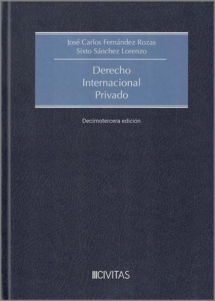DERECHO INTERNACIONAL PRIVADO 2024 13ªED