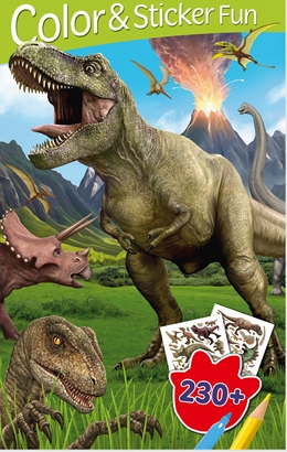 Dinosaurios (3D Lenticular) ('Color &Sticker Fun')