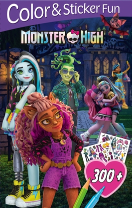 Monster High (3D Lenticular) ('Color &Sticker Fun')