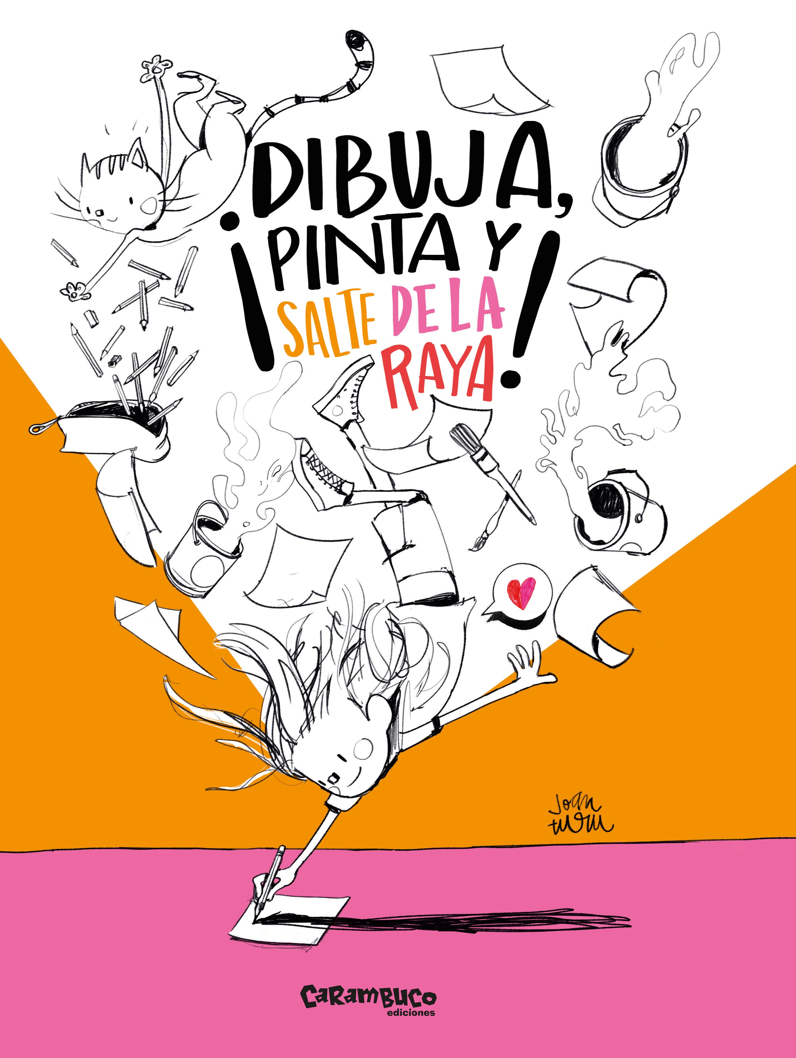 ¡dibuja, pinta y salta de la raya!