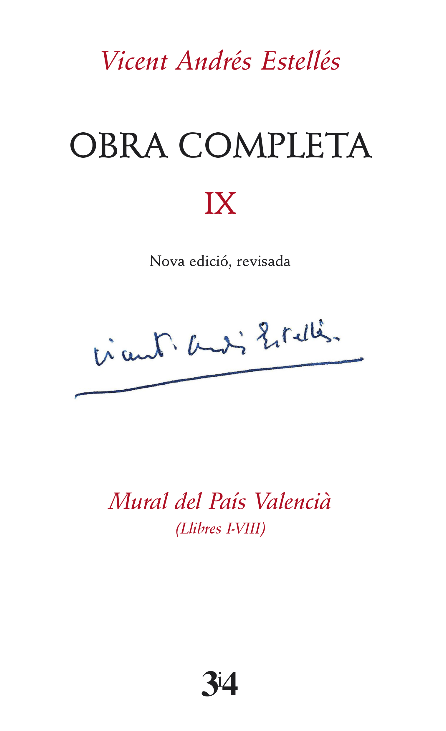 Obra completa revisada, volum 9