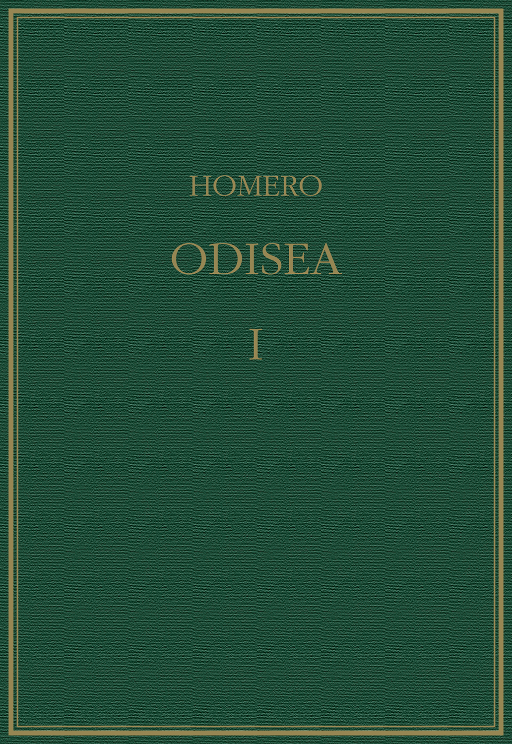 Odisea. Volumen I, Cantos I-IV